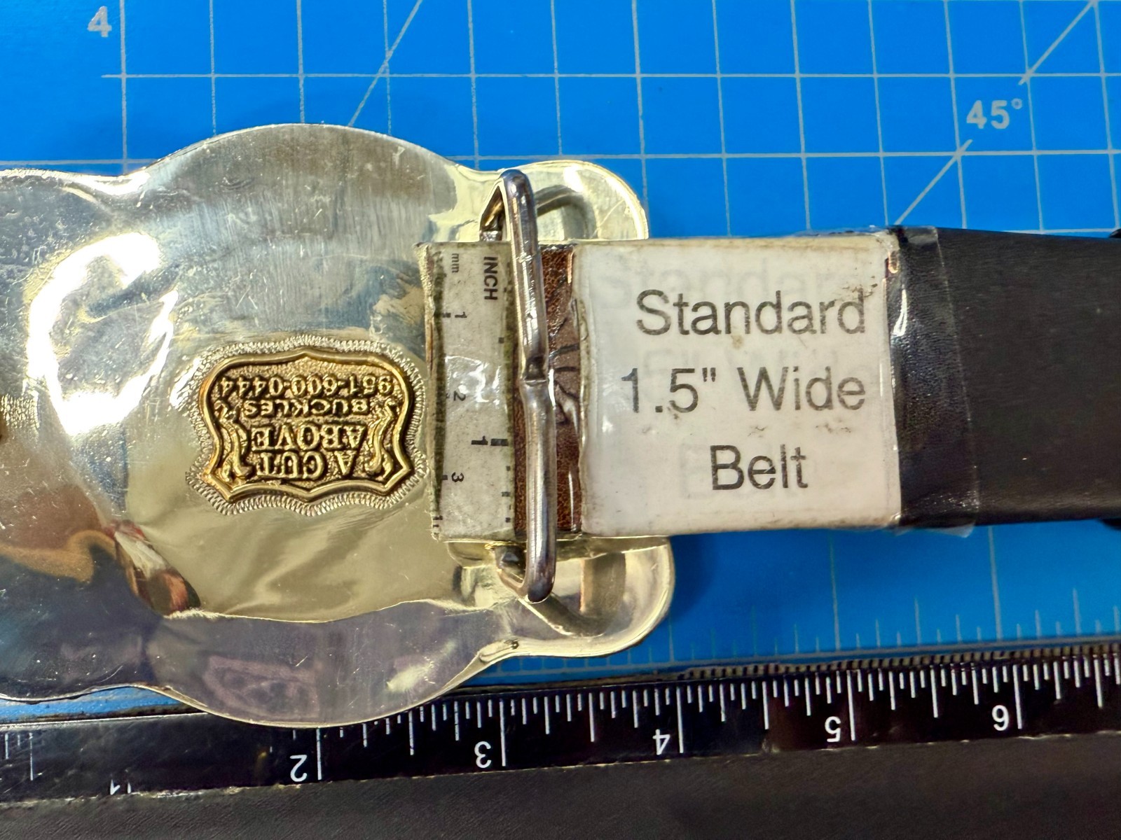 Nashville Hematology Conference 2025 First Annual Trophy Cut Above Belt Buckle