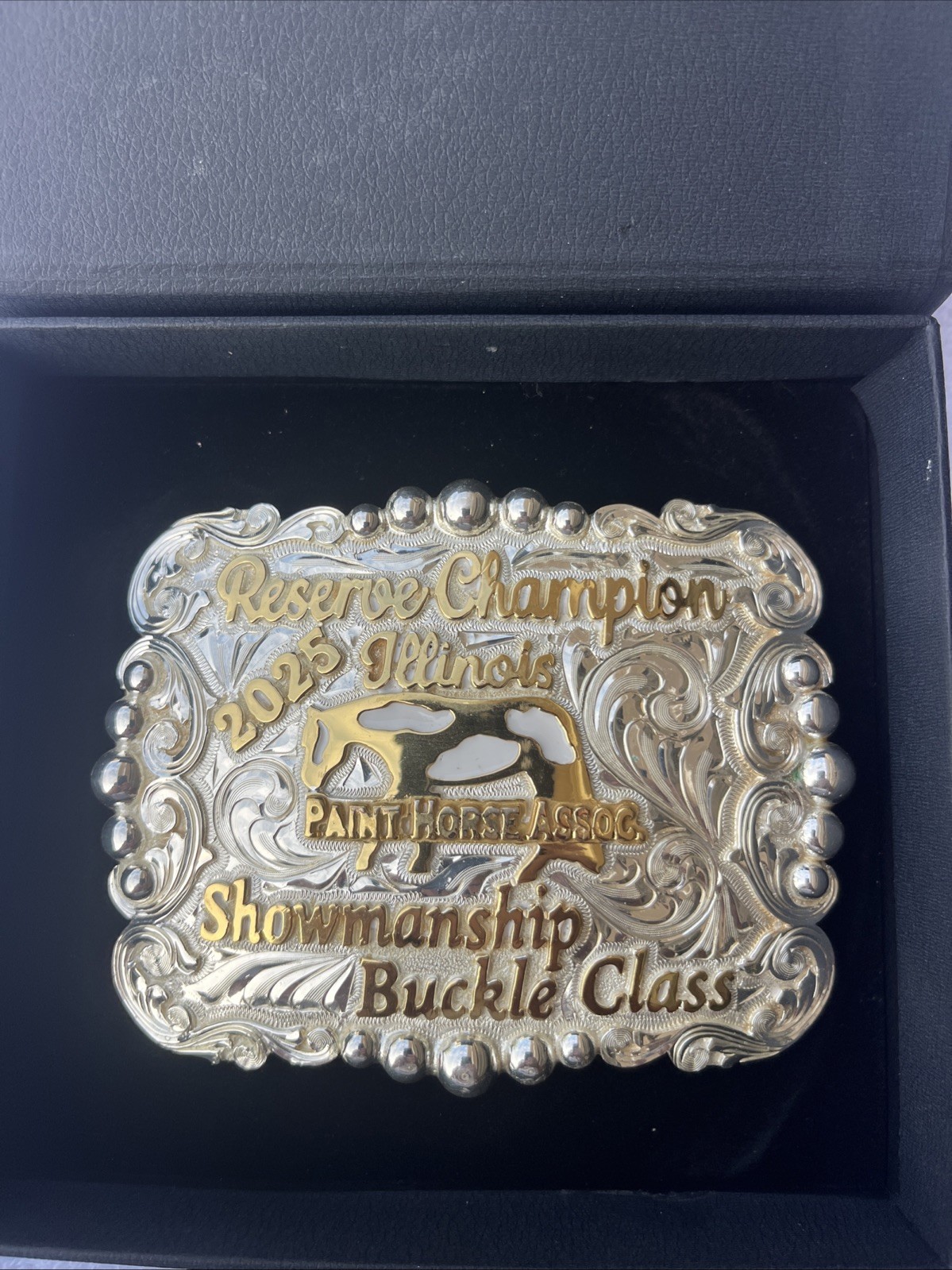 2025 Illinois Paint Horse Association Showmanship Buckle Class Reserve Champion