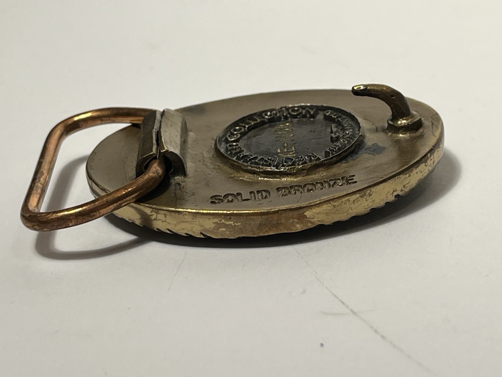 Pendleton Round-Up LET’ER BUCK Solid Bronze Small Belt Buckle Heritage Mint LTD.